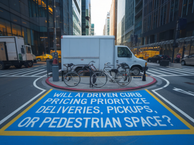 Will ai-driven curb pricing prioritize deliveries, pickups or pedestrian space in dense downtowns?