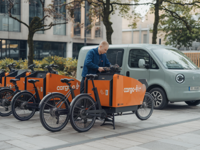 Will modular battery leasing let cargo e-bikes outcompete small electric vans for last-mile logistics?