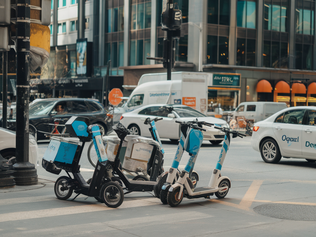 How can ai curb management prevent chaos between deliveries, e-scooters and ride-hailing pickups?