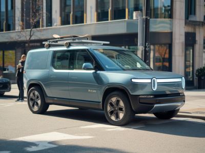 Can rivian's skateboard platform make electric commercial vans truly cost-effective for last-mile logistics?
