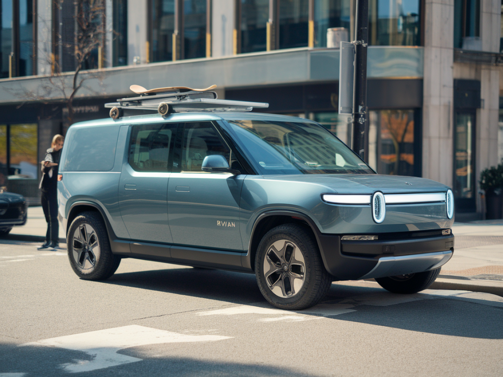 Can rivian's skateboard platform make electric commercial vans truly cost-effective for last-mile logistics?