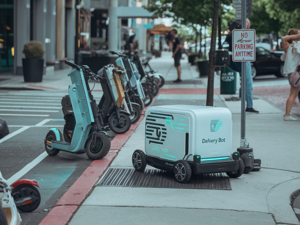 How will ai-powered curb pricing decide who gets sidewalk space: delivery bots, e-scooters or pedestrians?