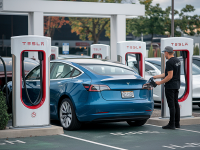Could tesla's battery swap kiosks cut downtime for urban taxi and delivery fleets?