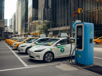 Could on-street battery swap kiosks make ev taxis turn profitable in dense city centers?
