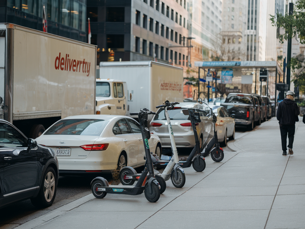 Will ai-driven curb management fairly balance pickups, deliveries and micromobility without harming pedestrians