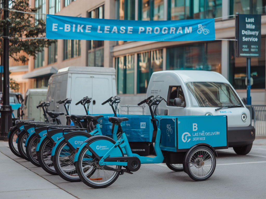 Can citywide battery leasing for cargo e-bikes undercut small electric vans for same-day last-mile deliveries